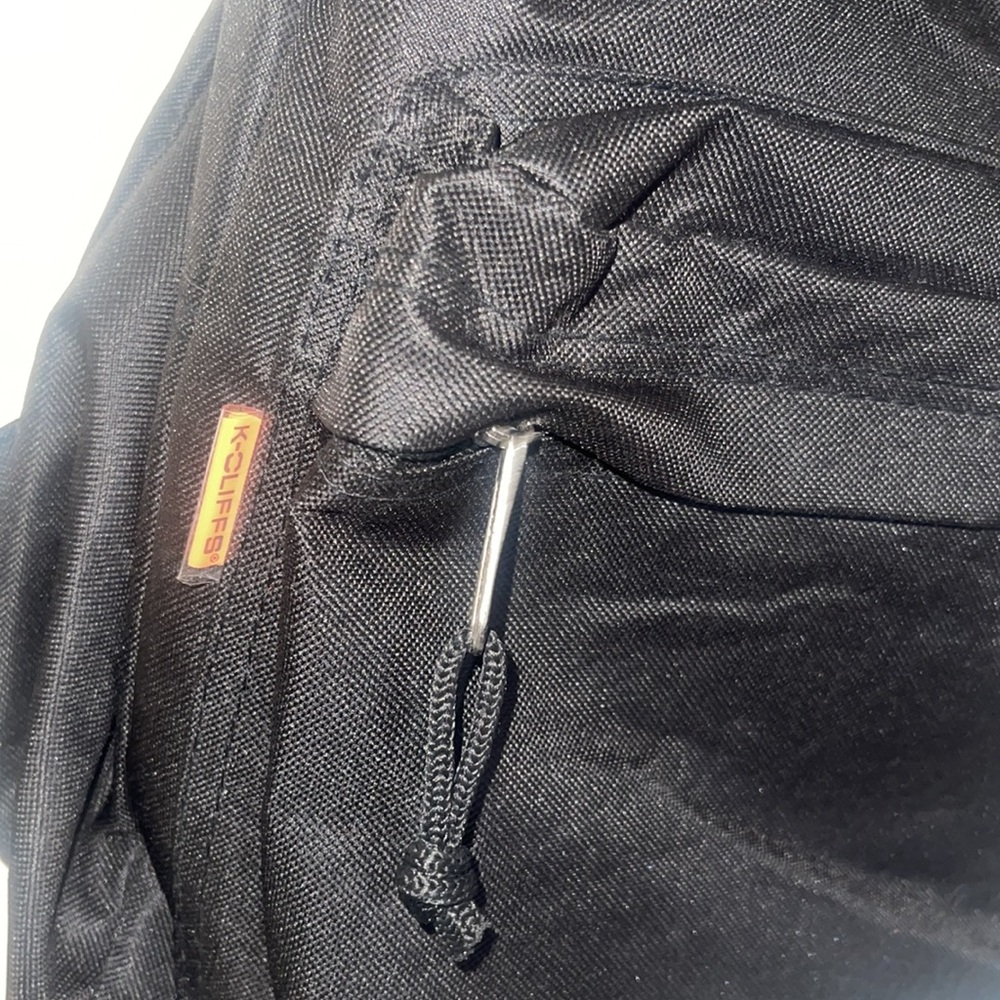 Black backpack